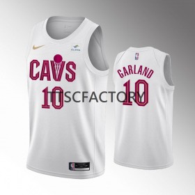 Dres Cleveland Cavaliers Darius Garland 10 Nike 2022-23 Association Edition Bijela Swingman - Muške